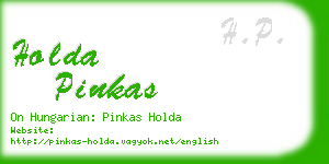 holda pinkas business card